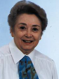 Madame Renée KIRCHHOFF secrétaire de l’A.J.C. Mulhouse de 1985 à 1992.
